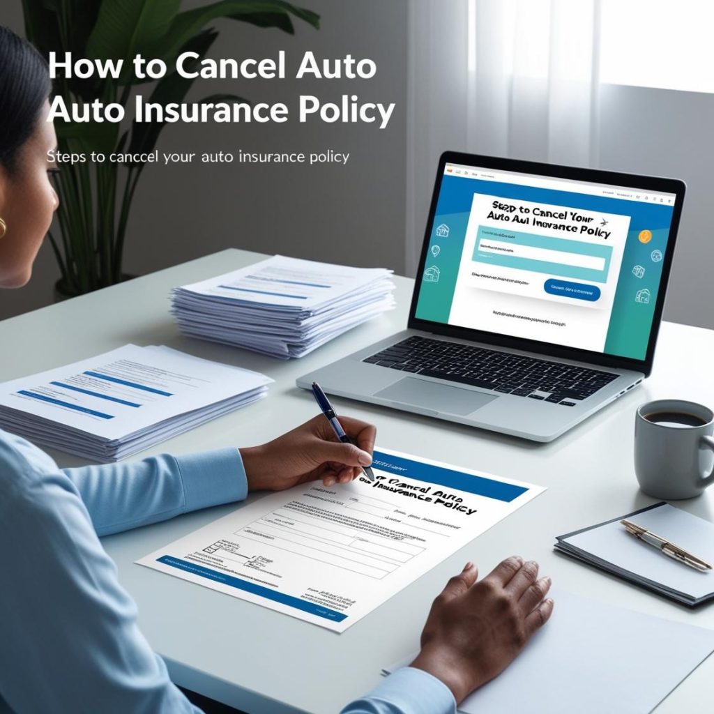 Auto Insurance Cancellation Form Auto Insurance Cancellation Form