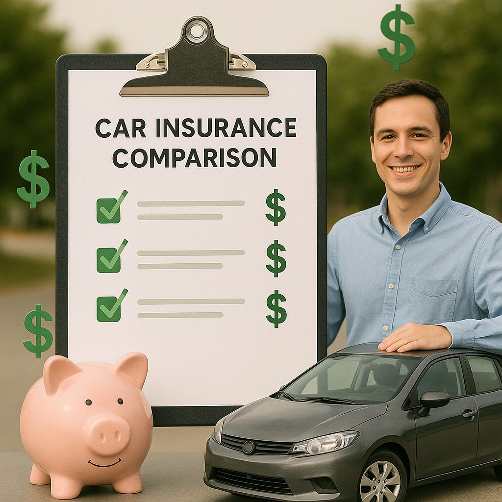 Cheapest car insurance companies comparison chart