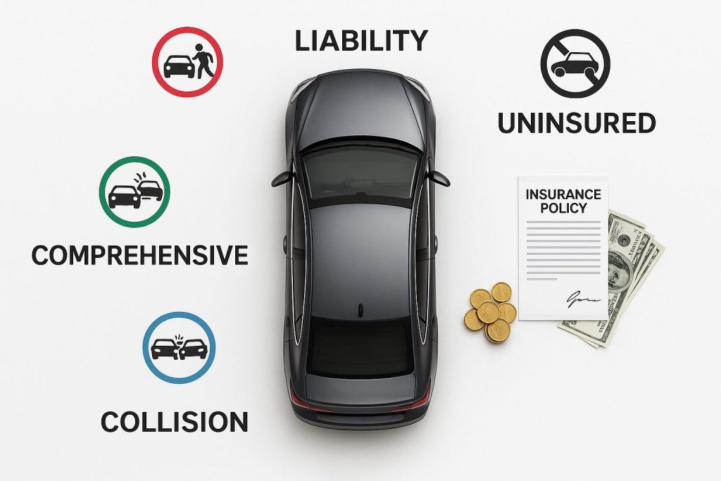 Compare Cheap Car Insurance Coverage Options Car insurance comparison chart with coverage options